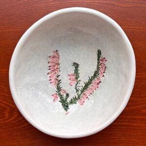 Salt Marsh Pottery Handcrafted Ceramic Dish “Winterbeauty” Vintage 1993